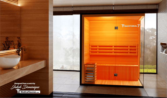 3 Person Home Steam Sauna | Traditional 7™