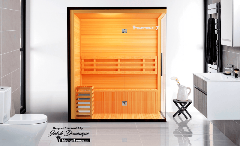 Load image into Gallery viewer, 3 Person Home Steam Sauna | Traditional 7™
