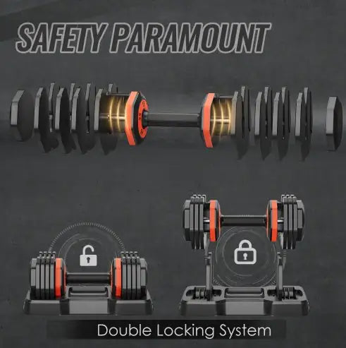 Load image into Gallery viewer, Adjustable Dumbbell Set, 10 In 1 Free Dumbbell (10-55 lbs)
