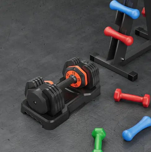 Load image into Gallery viewer, Adjustable Dumbbell Set, 10 In 1 Free Dumbbell (10-55 lbs)
